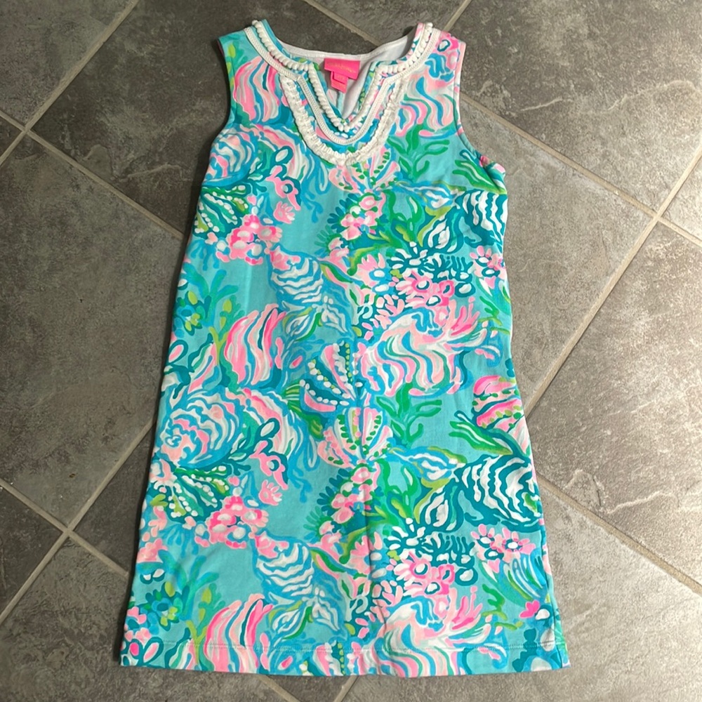 VGUC Lilly Pulitzer girls dress size 8/10 large